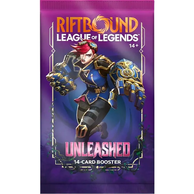 Riftbound League of Legends TCG Unleashed Booster Pack Riftbound League of Legends TCG Unleashed Booster Pack