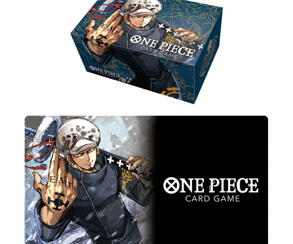 One Piece TCG - Playmat and Storage Box Set - Trafalgar Law One Piece TCG - Playmat and Storage Box Set - Trafalgar Law