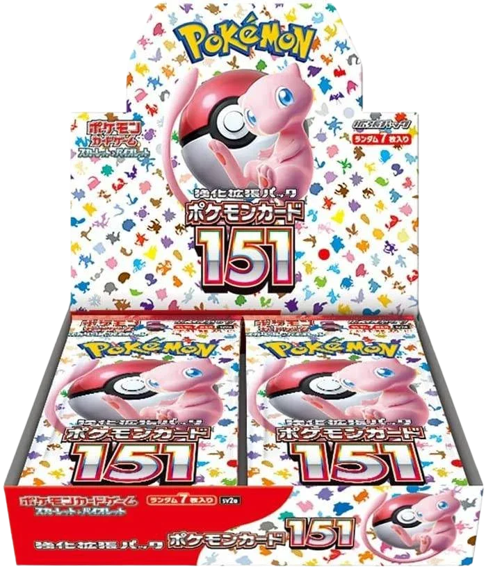 Pokemon TCG - Scarlet & Violet - 151 (SV2a) - Booster Box (Japanese) pokemon 151 scarlet and violet booster box