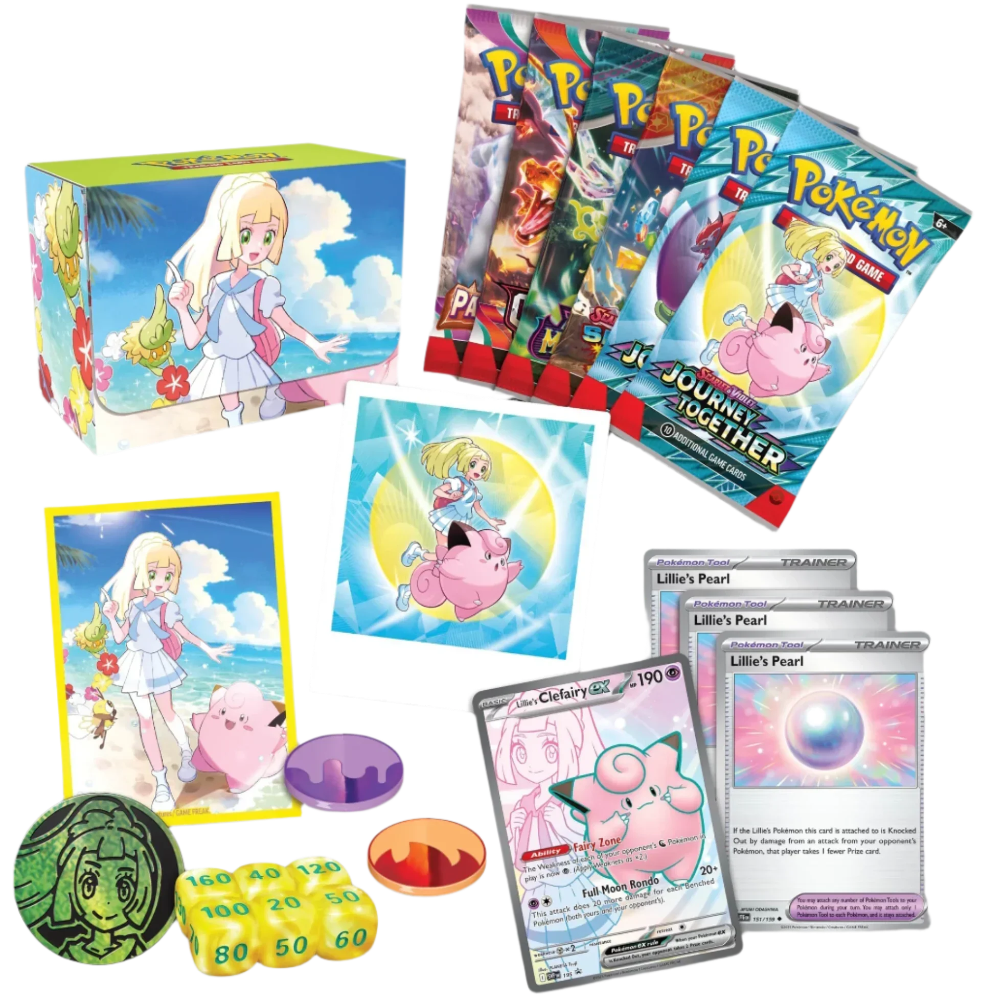 Pokemon TCG - Scarlet & Violet - Premium Tournament Collection Box - Lillie Pokemon TCG - Scarlet & Violet - Premium Tournament Collection Box - Lillie