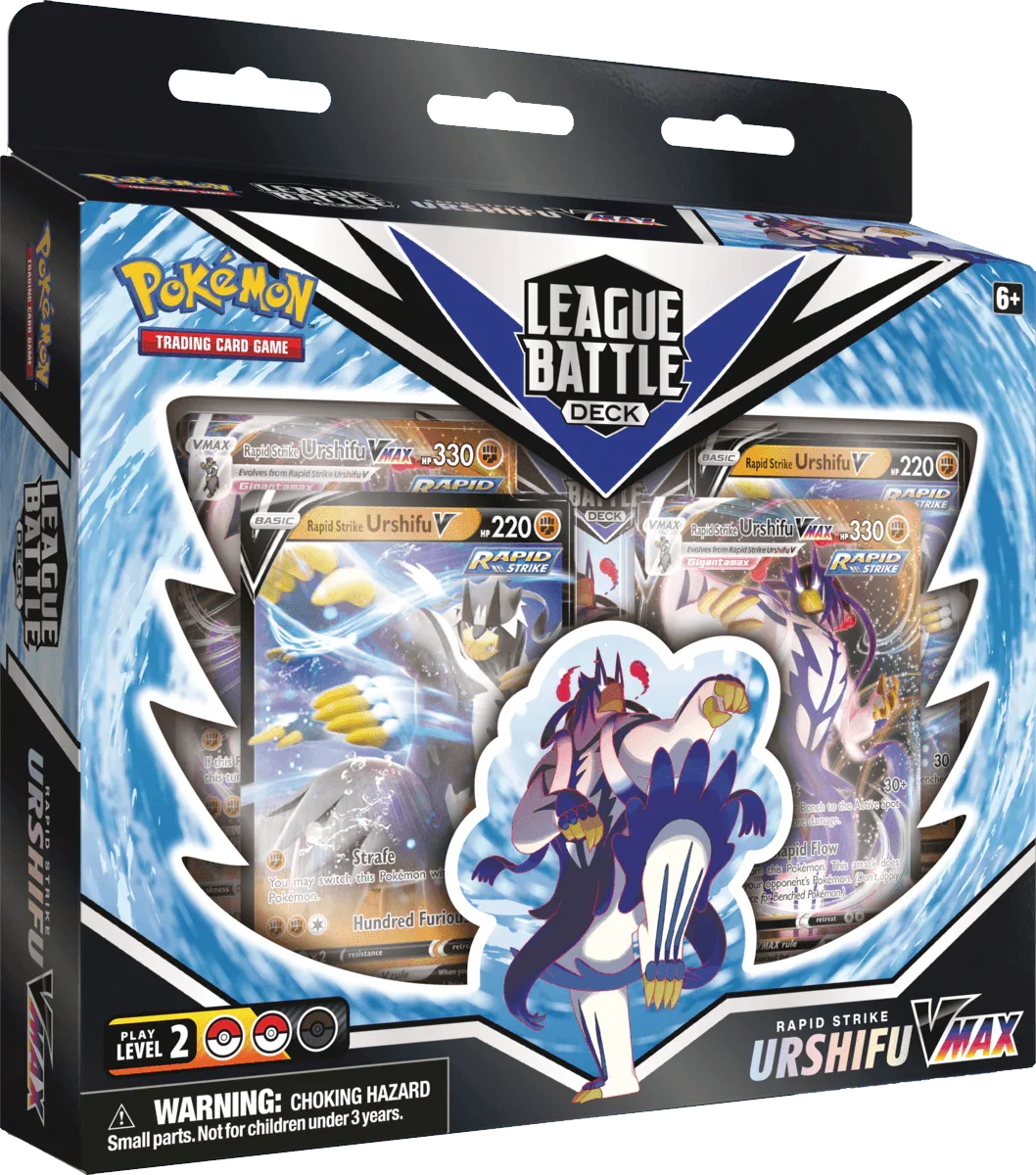 Pokemon TCG - Sword & Shield - League Battle Deck - Rapid Strike Urshifu VMAX Pokemon TCG - Sword & Shield - League Battle Deck - Rapid Strike Urshifu VMAX