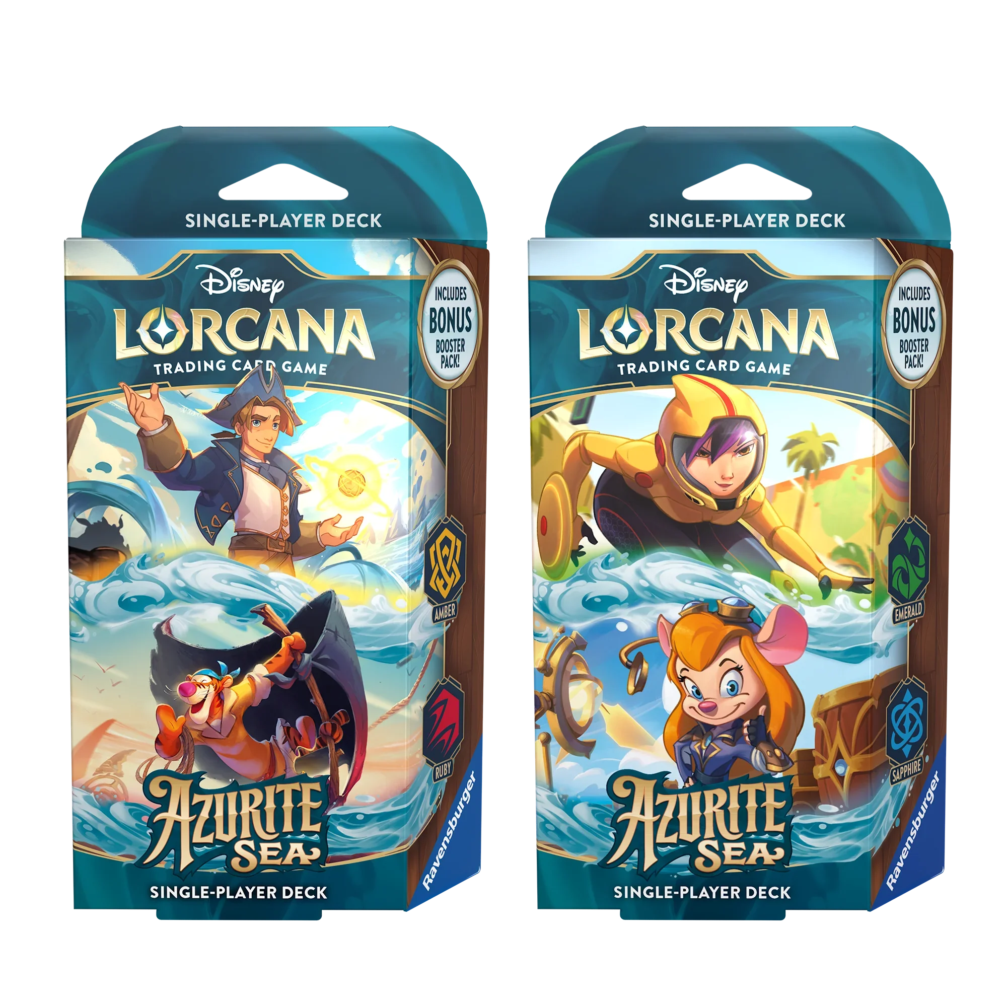 Disney - Lorcana TCG - Azurite Sea - Starter Deck Bundle Disney - Lorcana TCG - Azurite Sea - Starter Deck Bundle