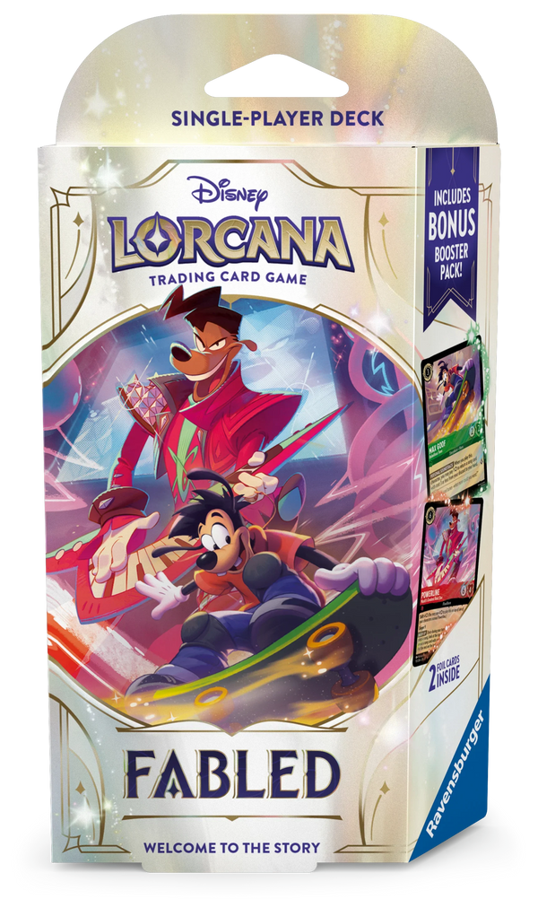 Disney - Lorcana TCG - Fabled - Starter Deck - Powerline and Max Disney - Lorcana TCG - Fabled - Starter Deck - Powerline and Max