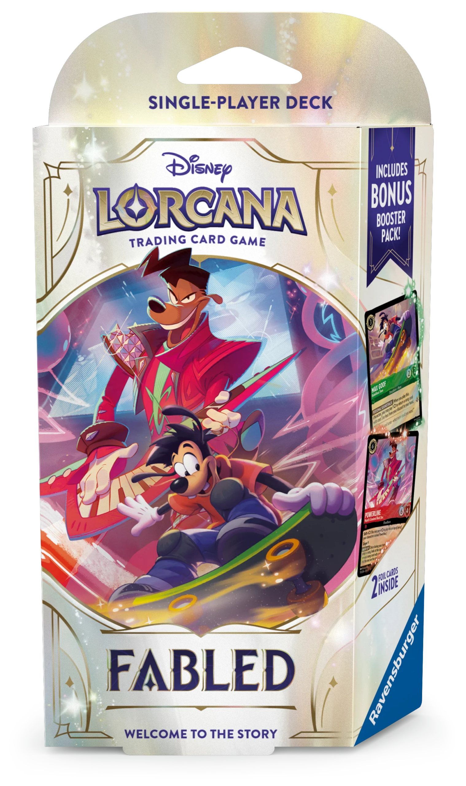 Disney - Lorcana TCG - Fabled - Starter Deck - Powerline and Max Disney - Lorcana TCG - Fabled - Starter Deck - Powerline and Max