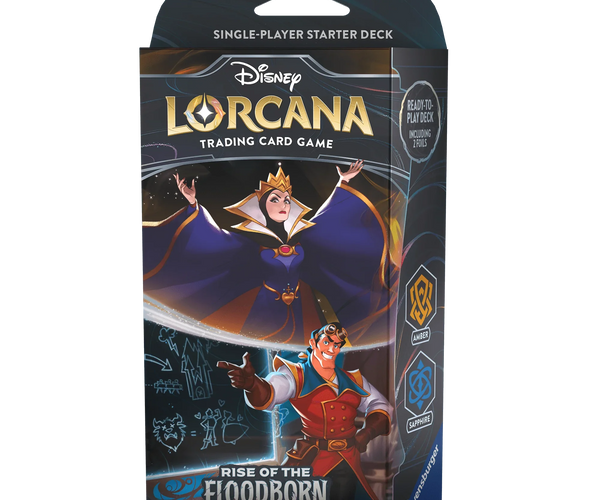 Disney - Lorcana TCG - Rise of the Floodborn - Starter Deck - Amber and Sapphire Disney - Lorcana TCG - Rise of the Floodborn - Starter Deck - Amber and Sapphire