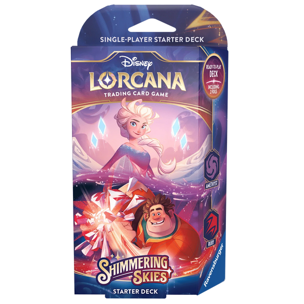 Disney - Lorcana TCG - Shimmering Skies - Starter Deck - Elsa & Ralph Disney - Lorcana TCG - Shimmering Skies - Starter Deck - Elsa & Ralph
