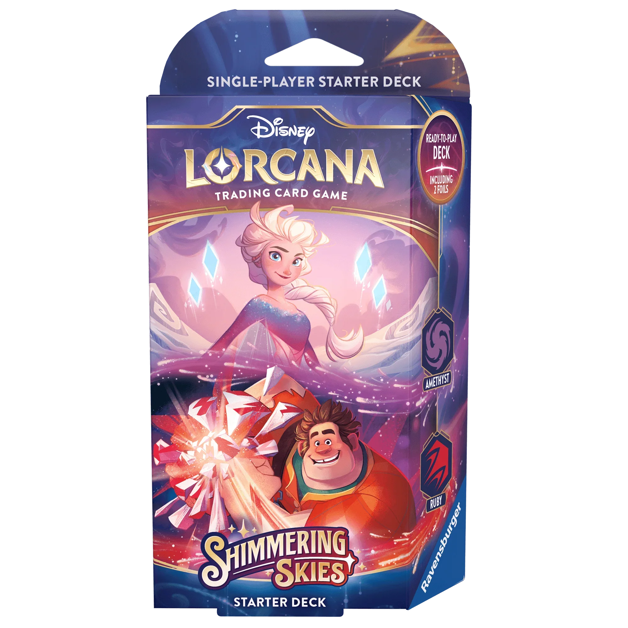 Disney - Lorcana TCG - Shimmering Skies - Starter Deck - Elsa & Ralph Disney - Lorcana TCG - Shimmering Skies - Starter Deck - Elsa & Ralph