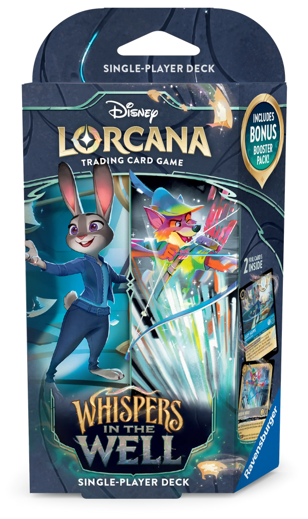 Disney - Lorcana TCG - Whispers in the Well - Starter Deck - Judy and Robin Disney - Lorcana TCG - Whispers in the Well - Starter Deck - Judy and Robin