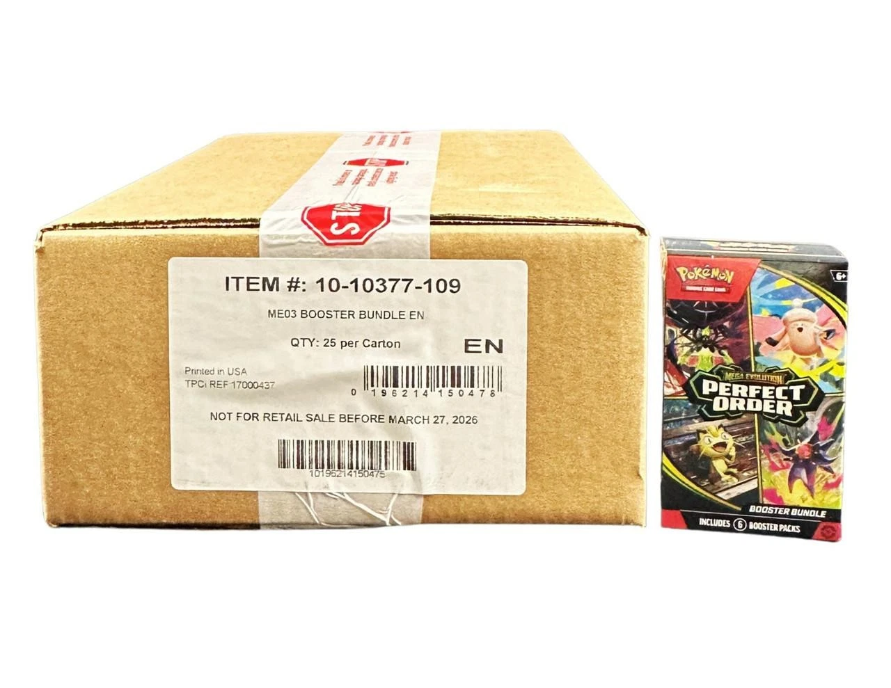 Pokemon Mega Evolution Perfect Order Booster Bundle 25 Box Case Pokemon Mega Evolution Perfect Order Booster Bundle 25 Box Case