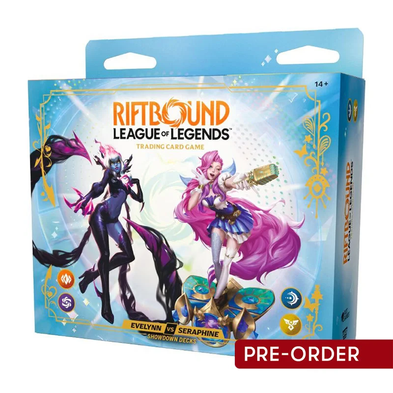 Riftbound: League of Legends - Radiance - Evelynn vs Seraphine - Showdown Deck Riftbound: League of Legends - Radiance - Evelynn vs Seraphine - Showdown Deck