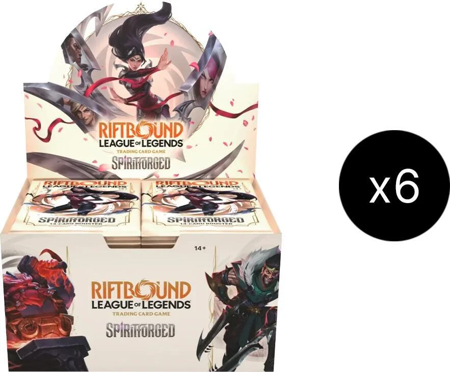 Riftbound: League of Legends - Spiritforged - Booster Box Case Riftbound: League of Legends - Spiritforged - Booster Box Case